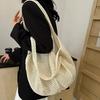 Borsa Intrecciata Vuota Borsa a TOTE in Paglia di Grande Capacità Borsa Elegante a Spalla Singola per Viaggio Spiaggia Shopping
