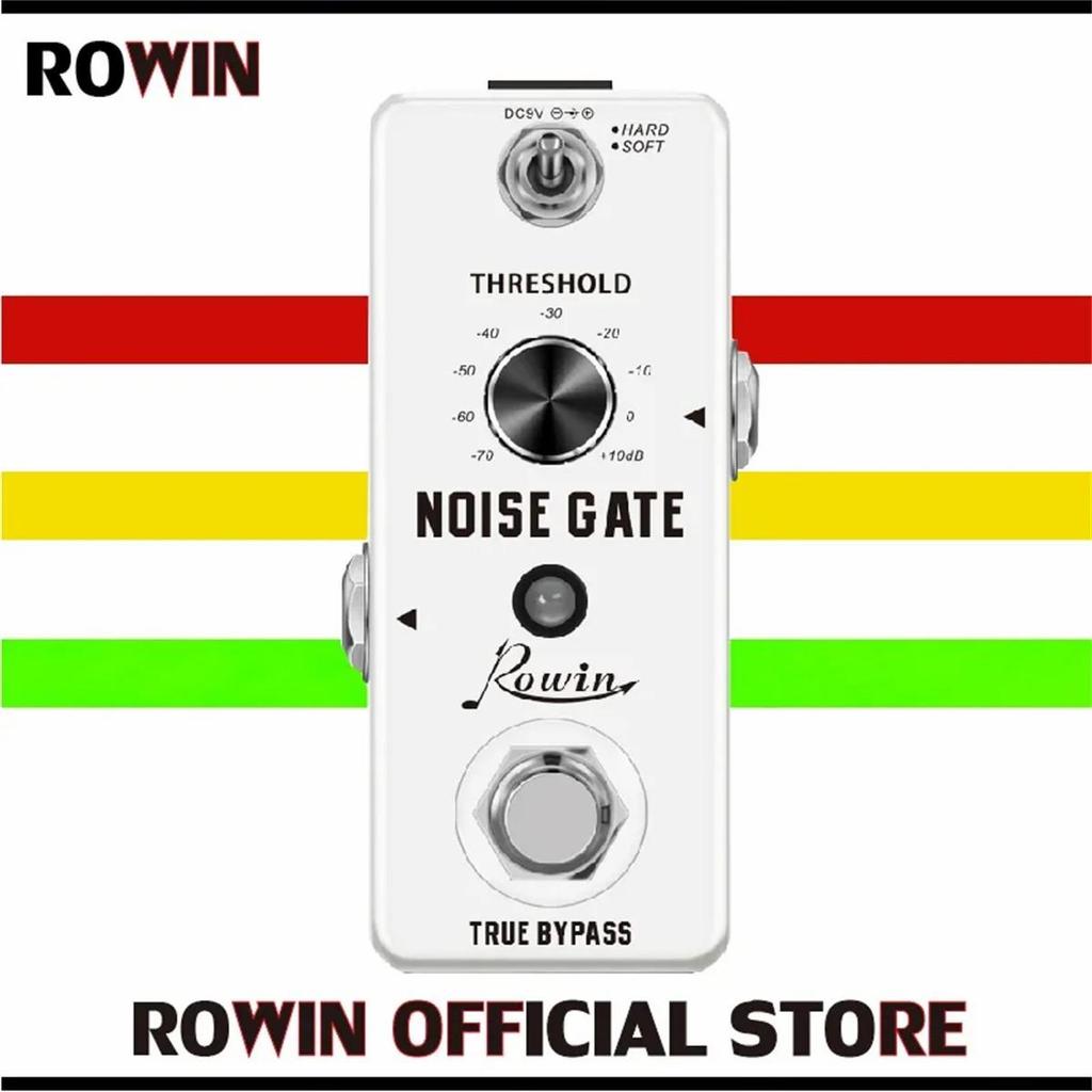 Guitar Effect Pedal ROWIN Noise Gate 2 Modes Noise Reduction with Aluminum Alloy Enclosure