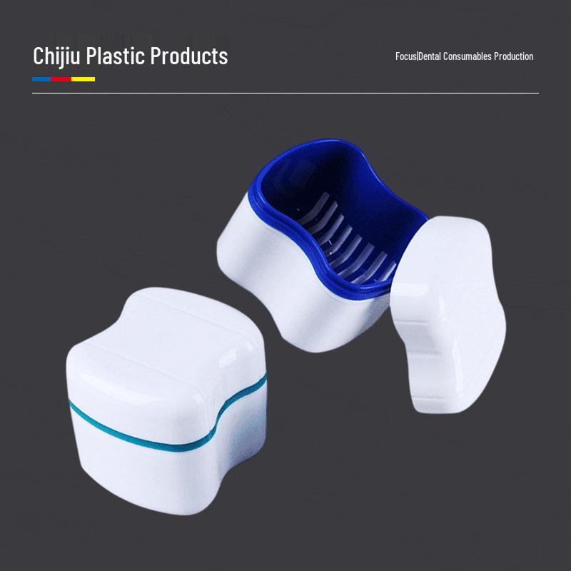 Orthodontic Bracket Storage Box | Portable Tooth Holder | Braces & Denture Case розовый