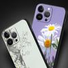 flower 12 Luxury Phone Case For iPhone 13 15 14 12 Mini 11 Pro MAX XR X SE XS 7 8 Plus Silicone Black Protection Cover