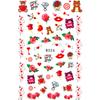 12 Sheets Valentine's Day Nail Art Stickers Red Lips Heart Shape Nail Decal Decoration