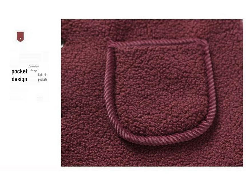 Women's Fleece-Lined Vest - Thickened, Sleeveless Autumn/Winter Jacket, Loose Fit, Plus Size, Fashionable Outerwear.