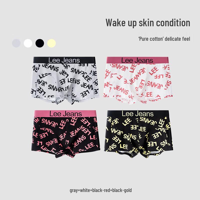 

Мужские боксеры-брифы с принтом LEE (4-Pack) L