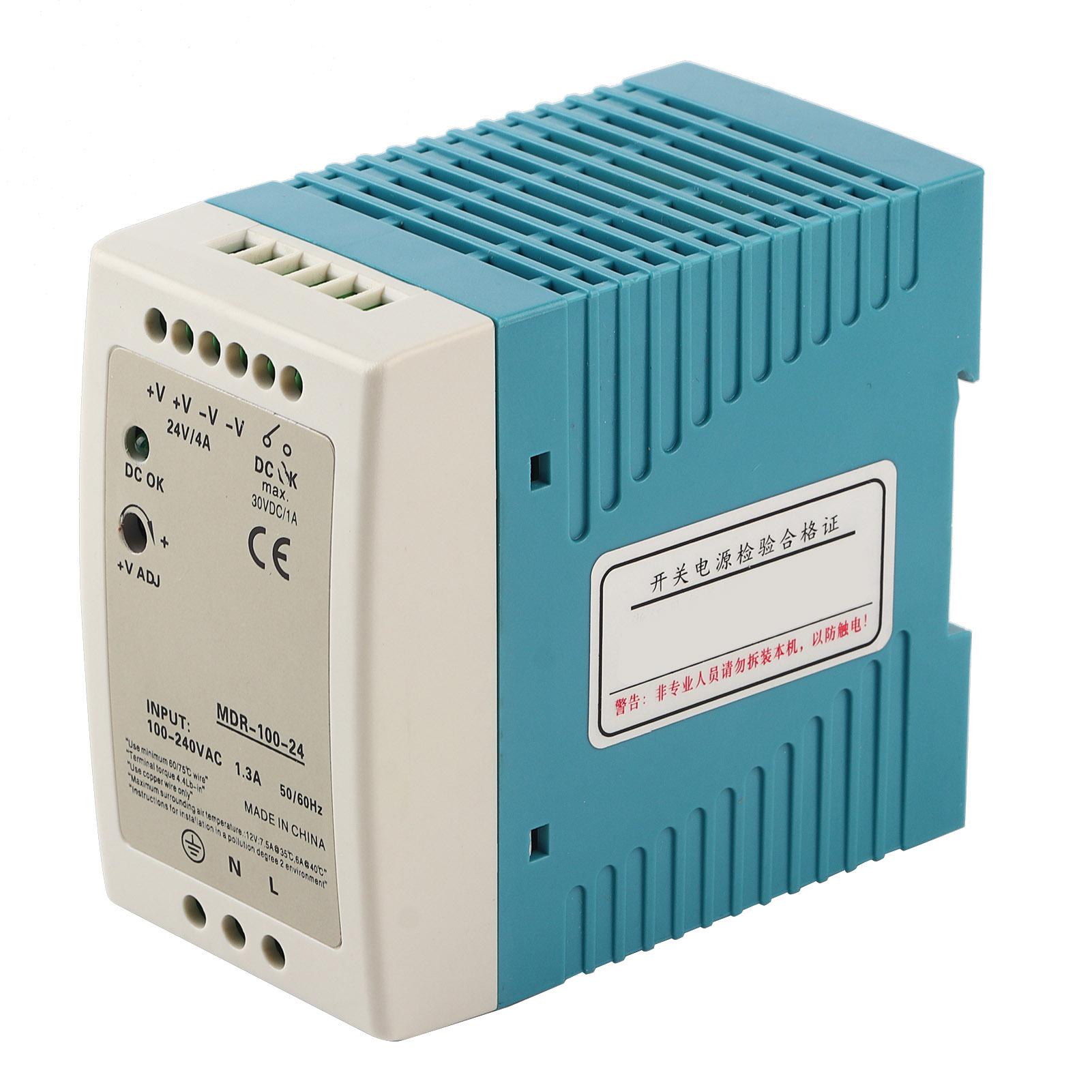 

BERM DinRail Switching Power Supply MDR10024 Output 100W24V1.3A Input 100240VAC