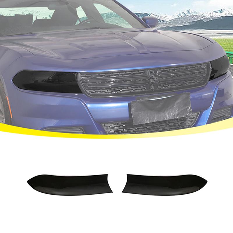 

Передняя фара автомобиля, декоративная крышка, накладка для Dodge Charger 2015 Up, внешние аксессуары из АБС-пластика