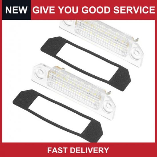 

2Pcs Car LED License Plate Light No.6E5Z13550A Fit for Ford Fusion 2006-2012