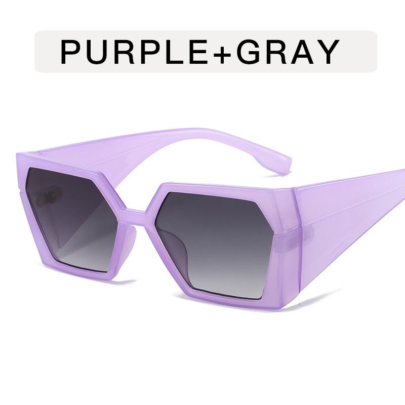 European American Stylish Sunglasses for Women Fashion Trendy Wide Leg Men's Sunglass Vintage Designer Women's Sun Glasses