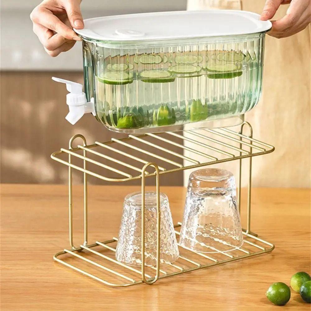 Faucet Fridge Can 4L Tea Pots Cool Water Bucket Cold Water Bottle  Home
