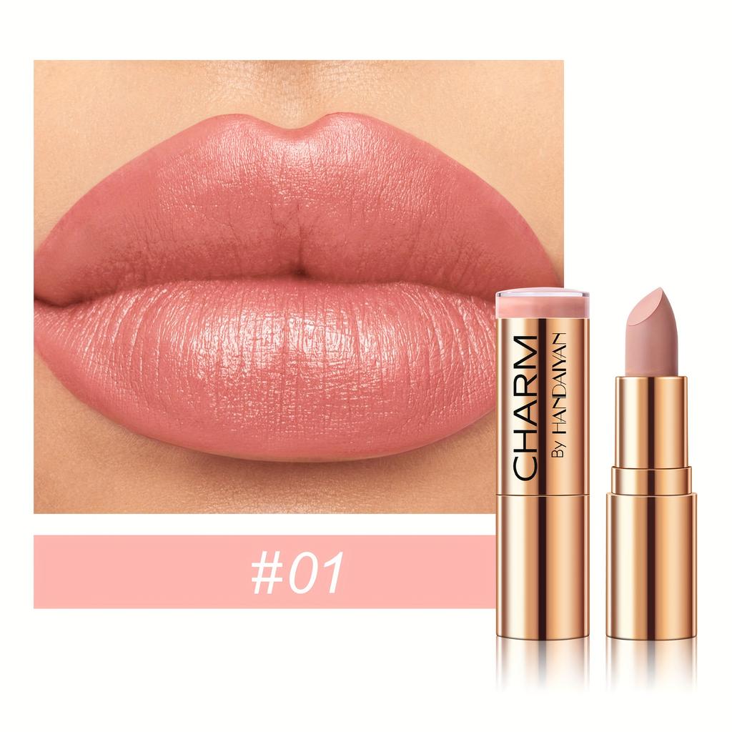 1pc Hydrating Lipstick - High-Shine Glossy Lip Gloss with Moisturizing Formula, Waterproof Non-Drying Lip Color, Soft Y Plumping Finish Lipstick