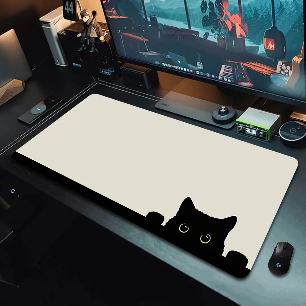 Large Mouse Pad MM Colorful Cute Cat Desk Pad Gamer Keyboard for PC Gamers Office Desk Accessories Mouse Gaming Playmat
