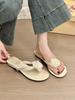 Flower Women Flats Slippers Clip Toe Flip Flops Ladies Casual Woman Shoes 2025 Summer Sandals Beach Slides Mujer Zapatos Size40