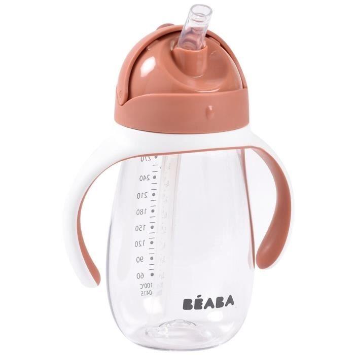 Tasse Avec Paille - BEABA - 300 Ml - Terracotta