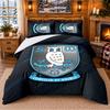 Printed 3Pcs Bedding Set Sheffield Wednesday Pattern Bed Sheet Pillowcase For Bedroom Decor