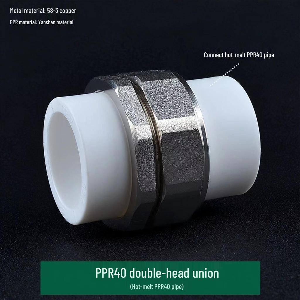 PPR Měď Železo Šroubení, Vnitřní & Vnější Závit, 20-110mm, Oboustranný PPR Železný Konektor