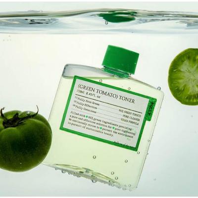FULLY  Green Tomato Toner 250ml, Pore Tightening, Soothing, Hydration, Moisturizing, Korean Cosmetics, Kbeauty, Sample