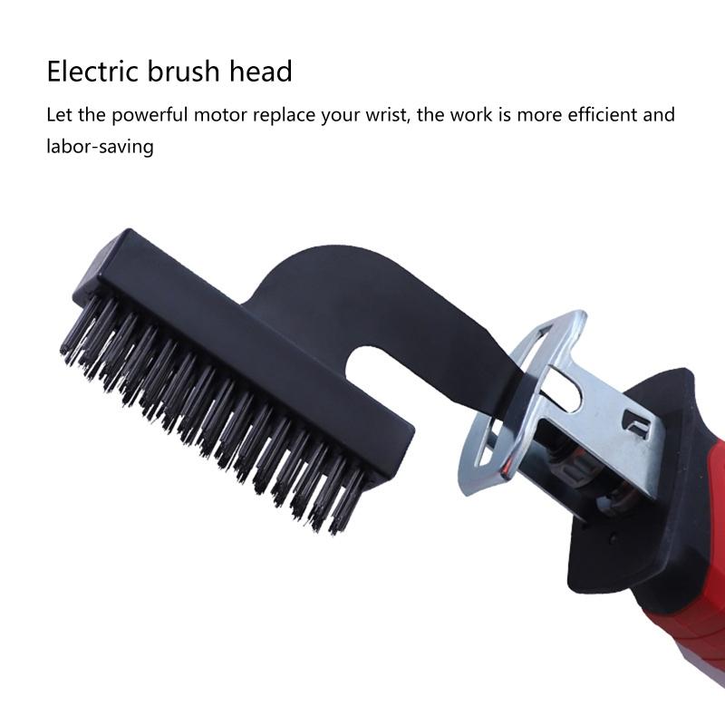Universal Saber Saw Reciprocating Brush for Head for Metal Wood Automotive Field Kitchen Cleaning Electric Cleaning Brus