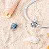 New Summer Charms Beads Pendant Copper Turtle Shell Ocean Fruit Summer Blue Charms For Bracelet Women Jewelry Gift