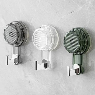 Storage Hook Reusable Punch-free Strong Suction Cup Hook Space-saving Wall Hook for Bathroom Kitchen
