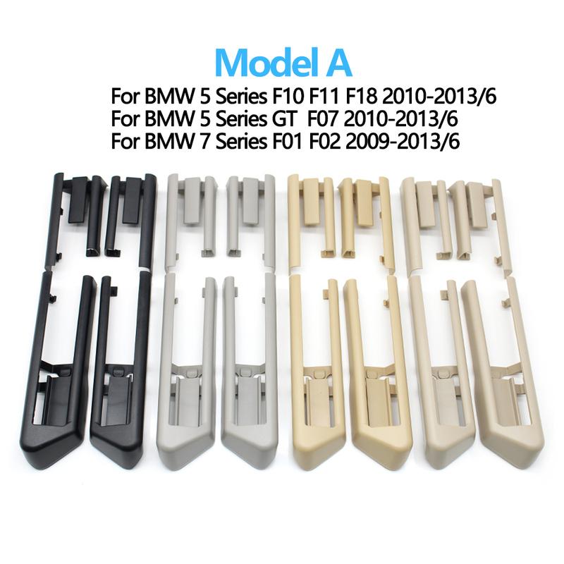 4-teiliges Set Autositz-Gleitschienen-Motorhaubenschienenverkleidung für BMW 5 7er F10 F11 F01 F02 520 523 525 528 530 730 740 750 760