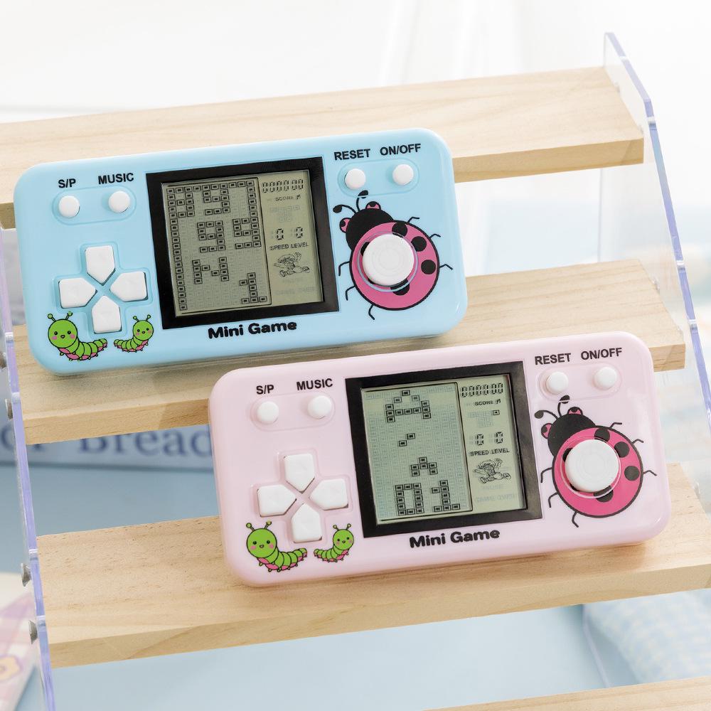 Classic Retro Handheld Tetris Game Console for Kids