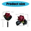 5Pcs Rose Wrist Corsages for Bride Bridesmaid Bridal Showers, Wedding Rose Boutonniere for Ceremony Anniversary Proms