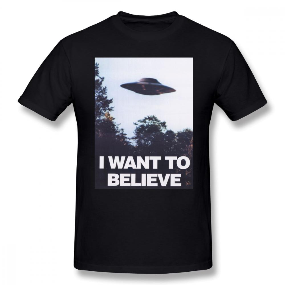 Retro TV tričko Akta X, kterému chci věřit Tričko Harajuku Gothic Streetwear Top Unisex Ležérní oversized trička