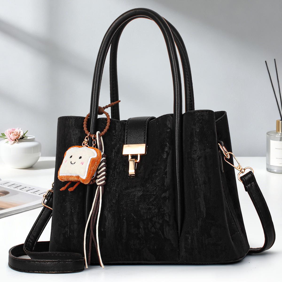 

Женские сумки через плечо Кошельки и Сумки Tote Сумка на плечо Сумки через плечо Кошельки и Сумки из ПУ Кожи Tote Сумка с верхней ручкой Сумка-портфель Сумки на плечо для женщин One Size чёрный