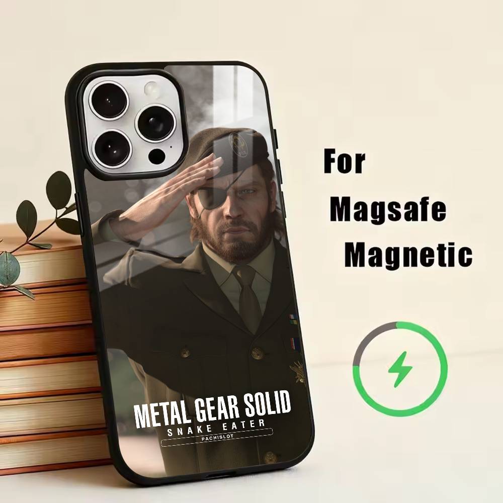 GM-Metal Gear Solid1 Handyhülle Für iPhone17,16,15,14,13,12,11 Plus,Pro Magnetisch Für Magsafe Kabelloses Laden