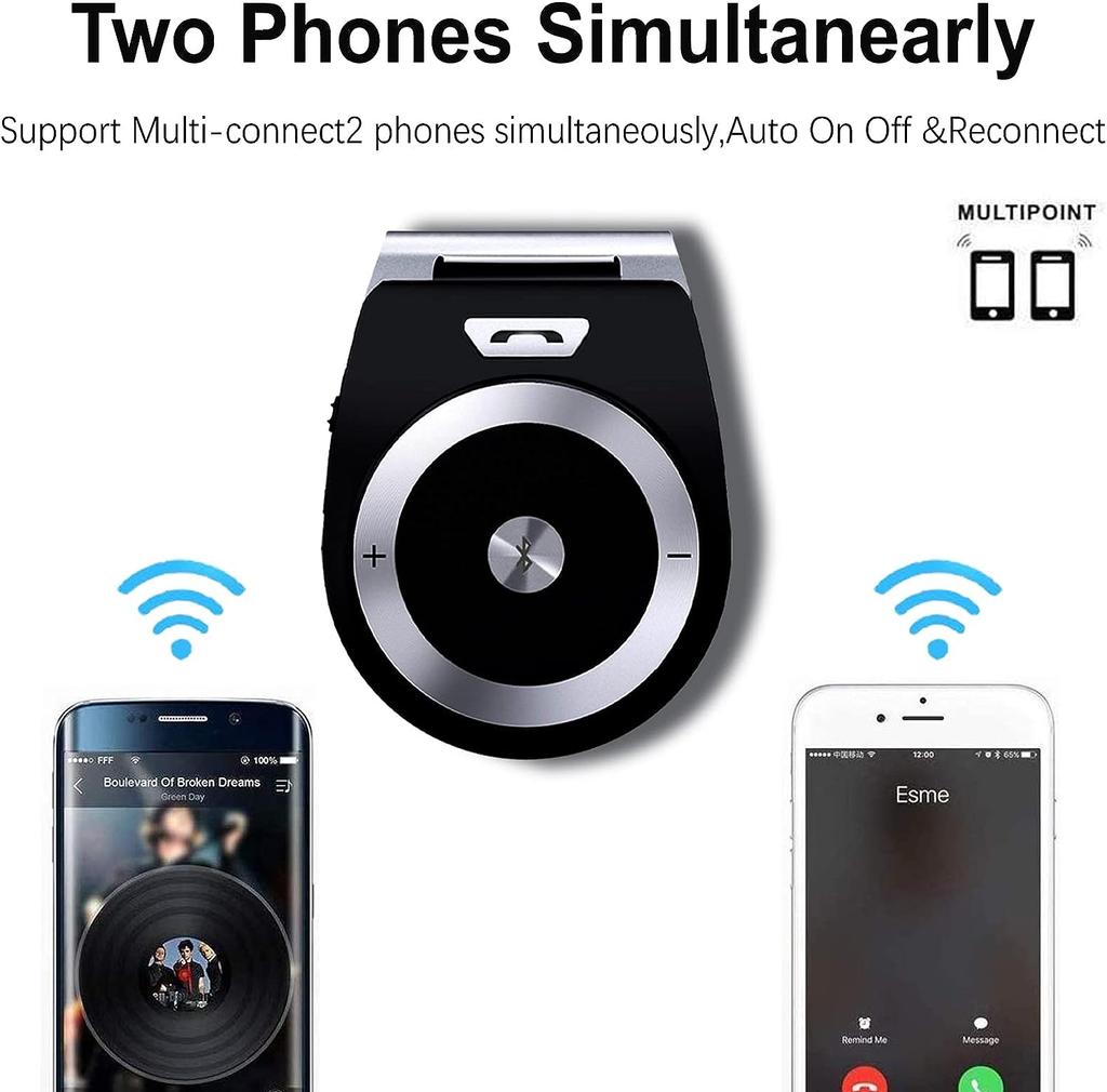 Aux Bluetooth 5.3 Adapter Bil Hi-Fi Stereo Audio, Aux for håndfrisett, støyreduksjon, Bluetooth Aux-mottaker, 3,5 mm kontakt for billydsystem