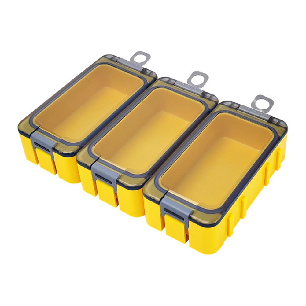 3Pcs Fishing Glow-in-the-dark Toolbox Fishing Storage Box Plastic Accessories Storage Box Hard Bait Container