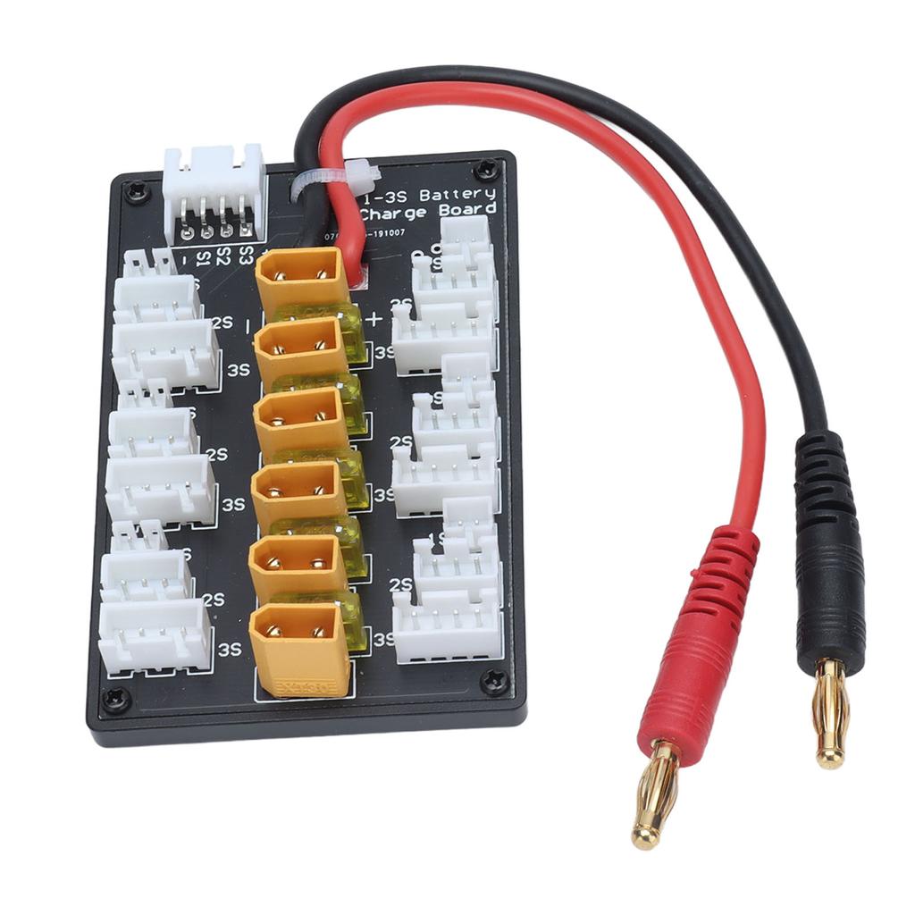 Parallel Charging Board XT30 Plug 20A Short Lipo Battery Charger with Connection Cable for RC Toy Up