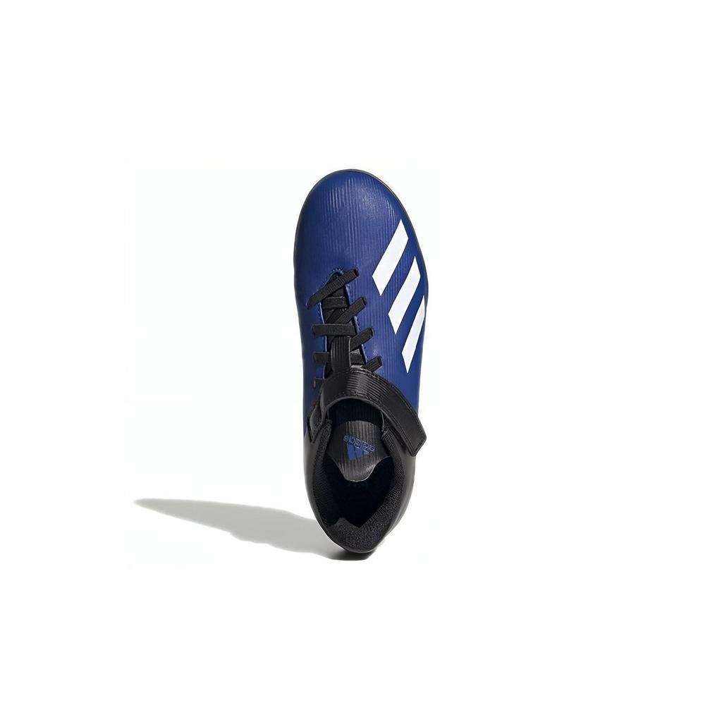 adidas X 19.4 TF K Round Toe Durable Low Top Soccer Shoes Kids Soccer Shoes Blue Black FW1064