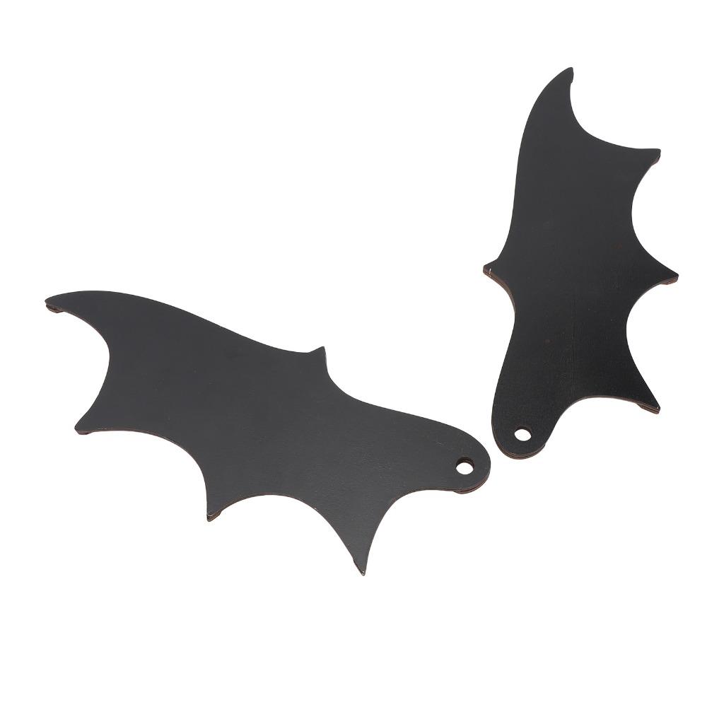 Spooky Wooden Bat Wings Decor Hanging Bat Shaped Car Decoration Festive Decorative Party Hanging Decor Car Decor