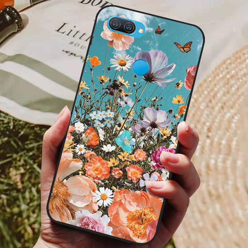 For OPPO A12 Case Flower Protective Back Cover For OPPO A12 CPH2083 CPH2077 astronaut Soft Silicone Phone Fundas A 12 Bumper
