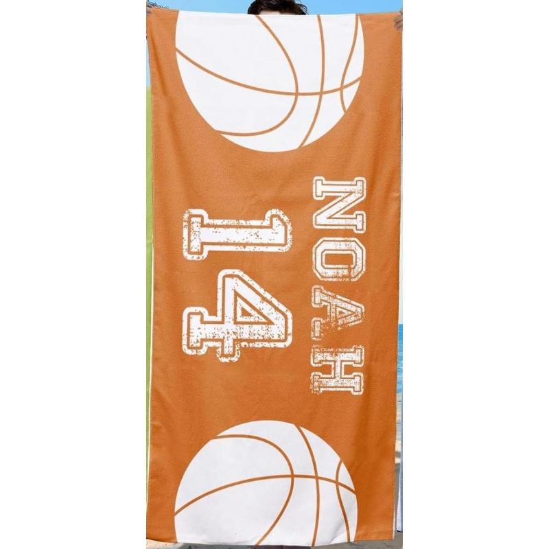 Beach Towels Baseball Team Super Absorbent Bath Towel Anti-sand Pool Towel For School Boys Girls Towels