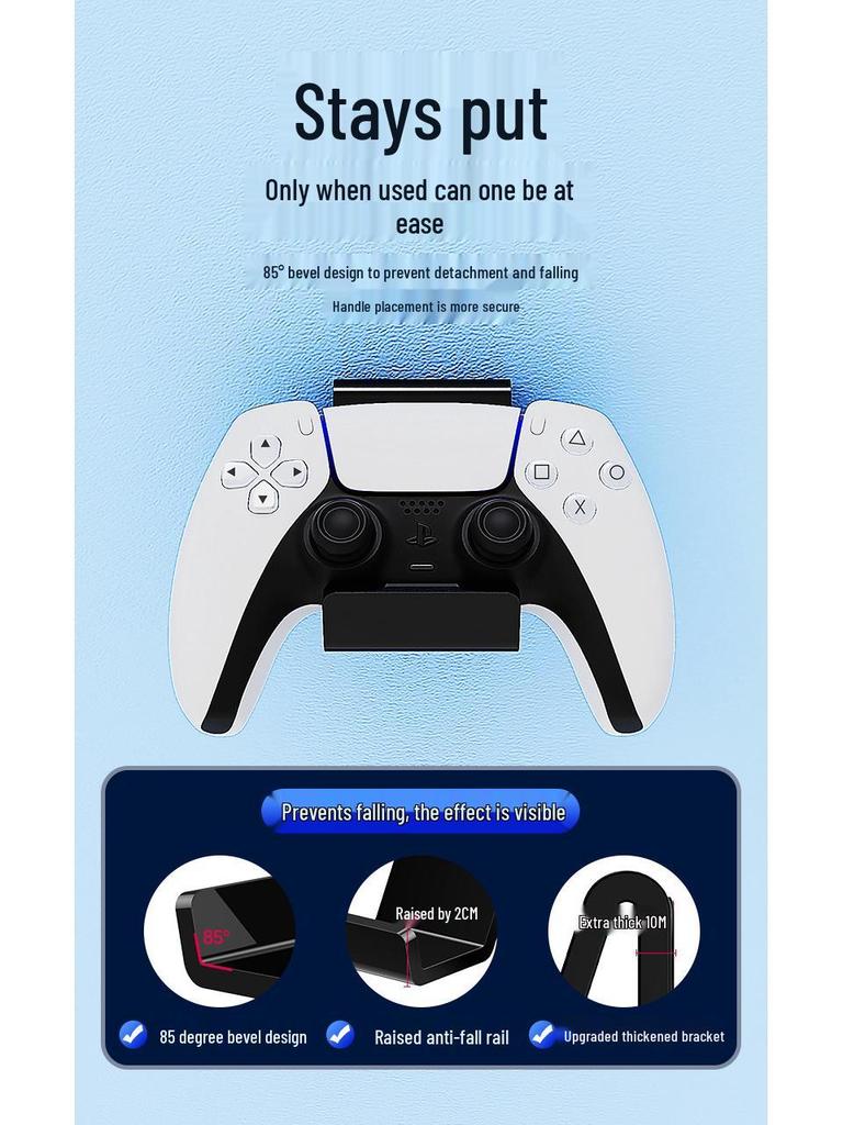 Uniwersalny uchwyt na gamepady bez wiercenia dla PS5 i Switcha