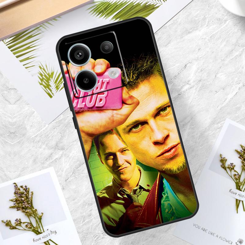 Fight Club Case For Xiaomi Redmi Note 13 Pro 14 12 11 10 15 Pro Plus Redmi 15C 10C 12C 13C 14C 15 Cover