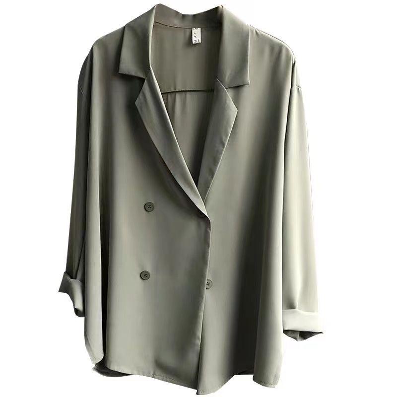 2024 Summer Women's Loose Chiffon Suit Jacket – Korean & British Design