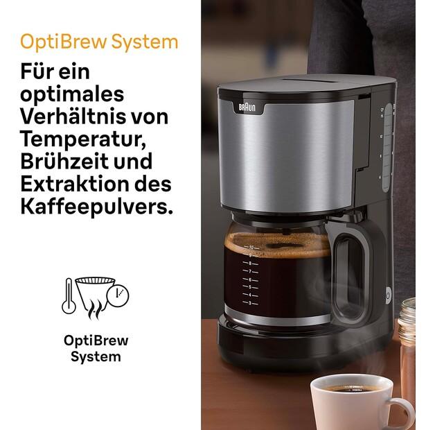 Кофеварка Braun KF 1500 BK (0X13211065)