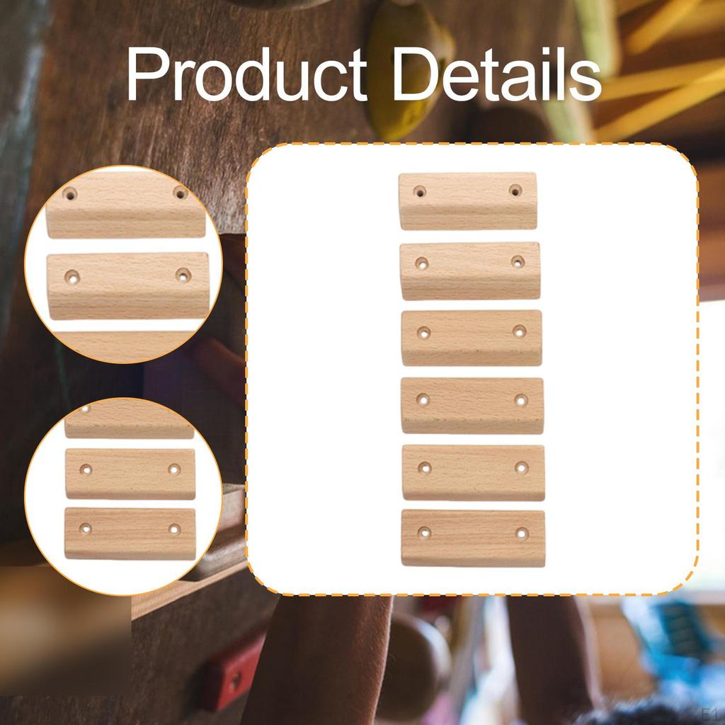 Rock Climbing Holds Training Board Fingerboard Grip Strengthener for Workout