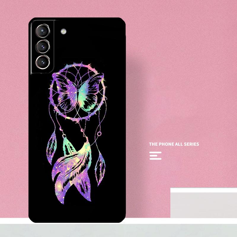 Retro Feather Dreamcatcher Phone Case For Samsung Galaxy S26 S25 S24 S20 S21 S22 S23 Ultra S10 Plus S25 FE Cover Coque