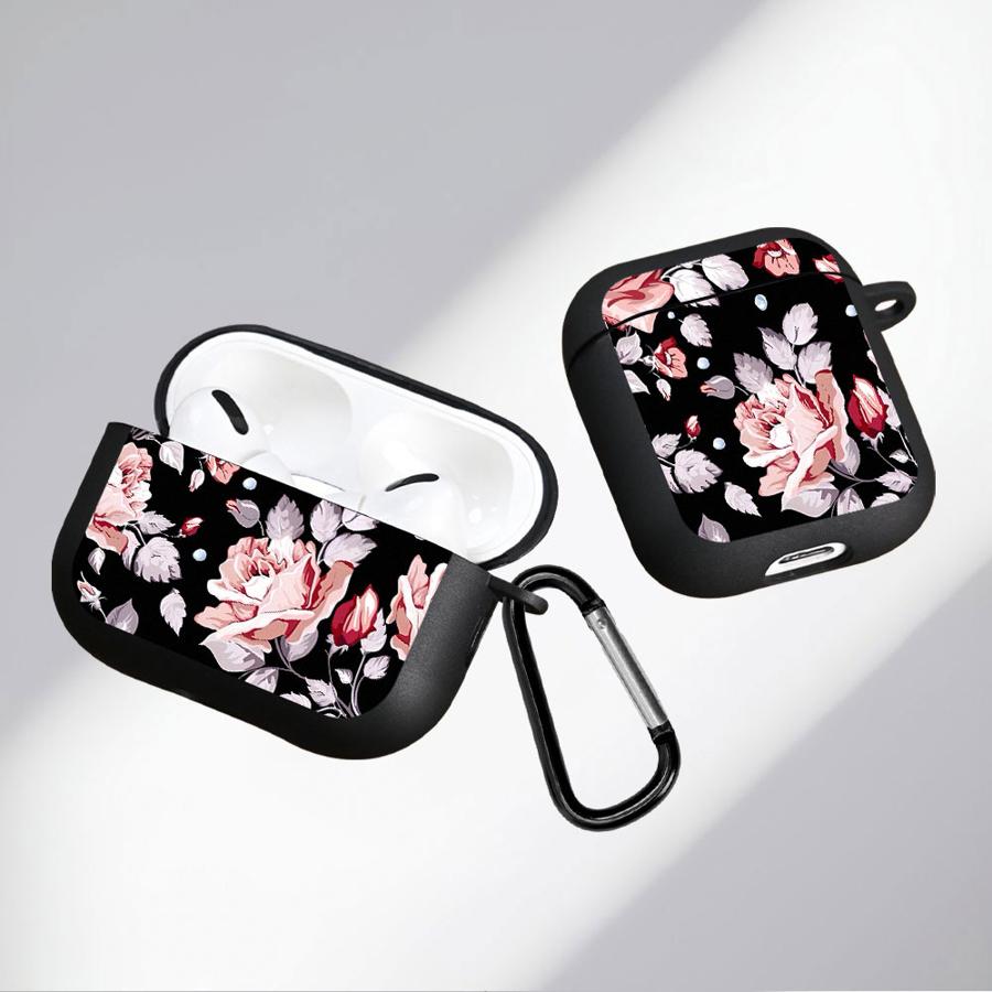 Case For Airpods Pro 3 Pro2 1 Pro3 4 2 Soft Earphone Cases Cover Flower Print