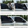 2/4 Stück Auto-Fensterrollo Atmungsaktiv UV-Schutz Universal Isoliert Bildschirm Fenster Sonnenschutz Anti-Mücken Auto-Fenster-Sonnenschutz