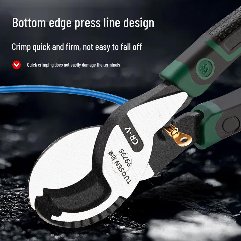 Tuosen Elektriker Trådverktyg: 6", 8", 10" Kabelavbitare, Klippverktyg, Tänger och Avisoleringsverktyg.