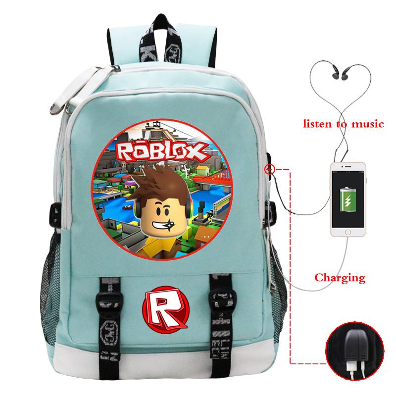 Game Merchandise Printed Backpack Usb Port Multifunctional Computer Bag