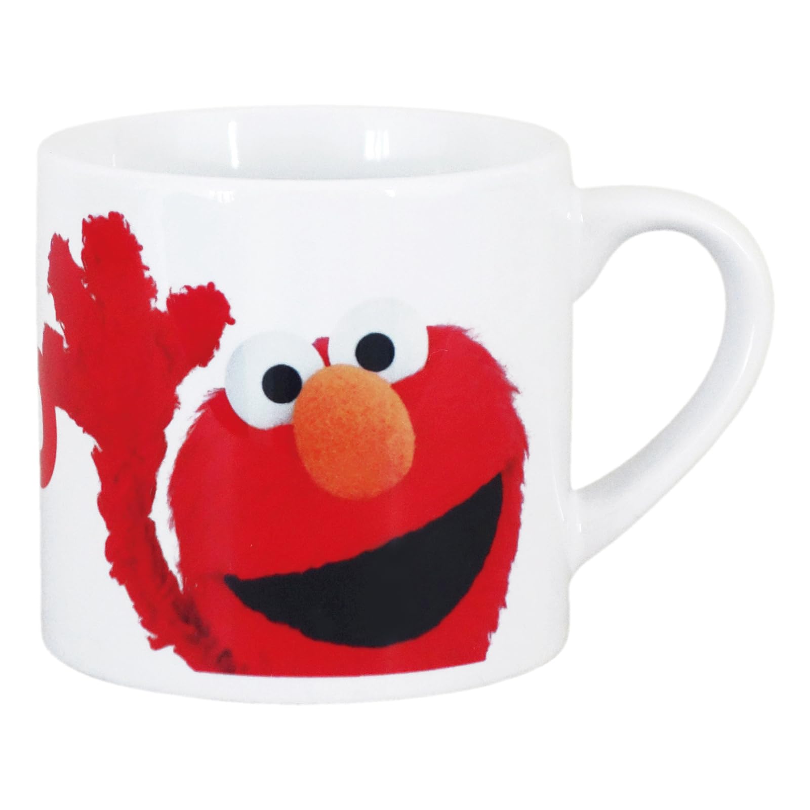 

Sesame Street Photo Mug, Approx. 8 x 7cm, Elmo Design, Tableware, Sesame, Gift, Birthday Gift, White, Made in Japan, Product Number 535103