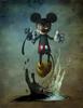 Disney Peinture Diamant 5D Mickey Sombre Transformation Terreur Sombre Décoration DIY Mosaïque Diamantée Complète Ensemble Point de Croix Incrusté Cadeau