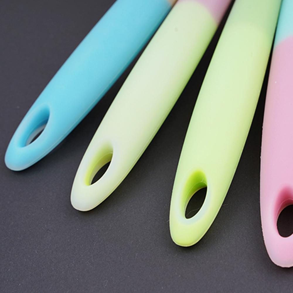 Silicone Kitchen Ware Cooking Utensils Spatula Beef Meat Egg Kitchen Scraper Wide Pizza Cooking Tools Shovel Non-stick Spatula