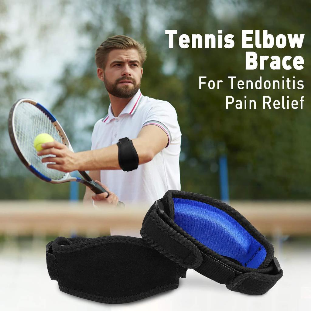 1/2 Piece Izable Fit Elbow Brace with Basketball Tennis Golf Knee Brace