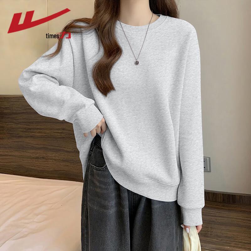 Warrior Women's Casual Loose Fit Round Neck Sweatshirt